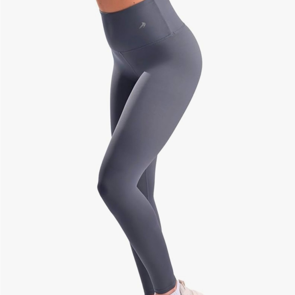 CompressionZ Womens Compression Leggings High Waisted Performance Gray XL